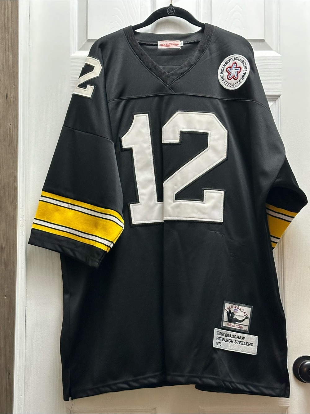 Mitchell and Ness Bicentennial Terry Bradshaw Throwback Jersey
